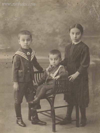 Тамерлан, Аббас и Зия Агаларовы (прибл. 1913)