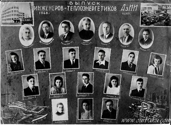 Выпуск инженеров-теплоэнергетиков. 1948