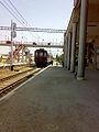 Вокзал в Сабунчах,на пути вагон по ремонту ж.д. 2009-5-22.jpg